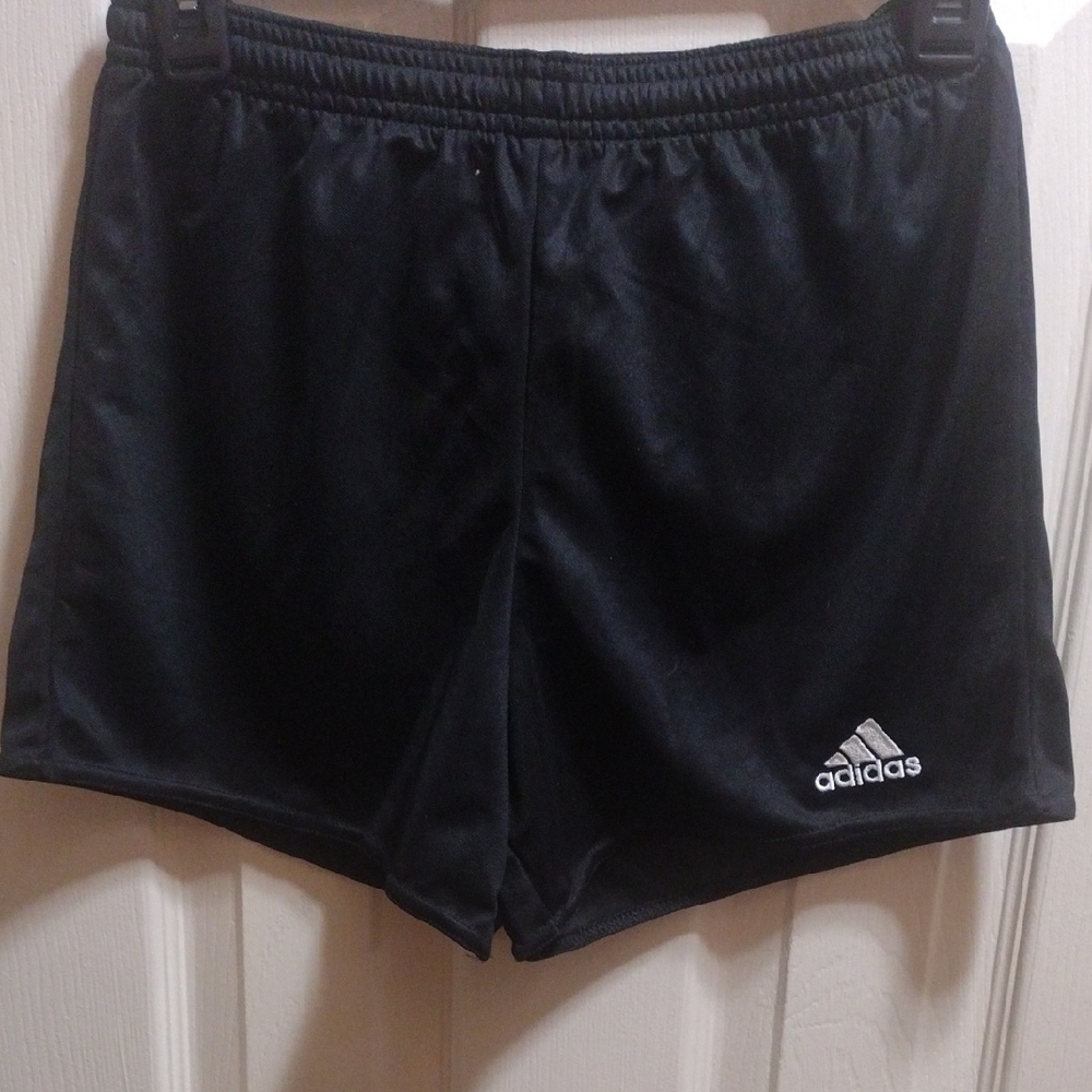 adidas Black Women's Athletic Shorts with Logo